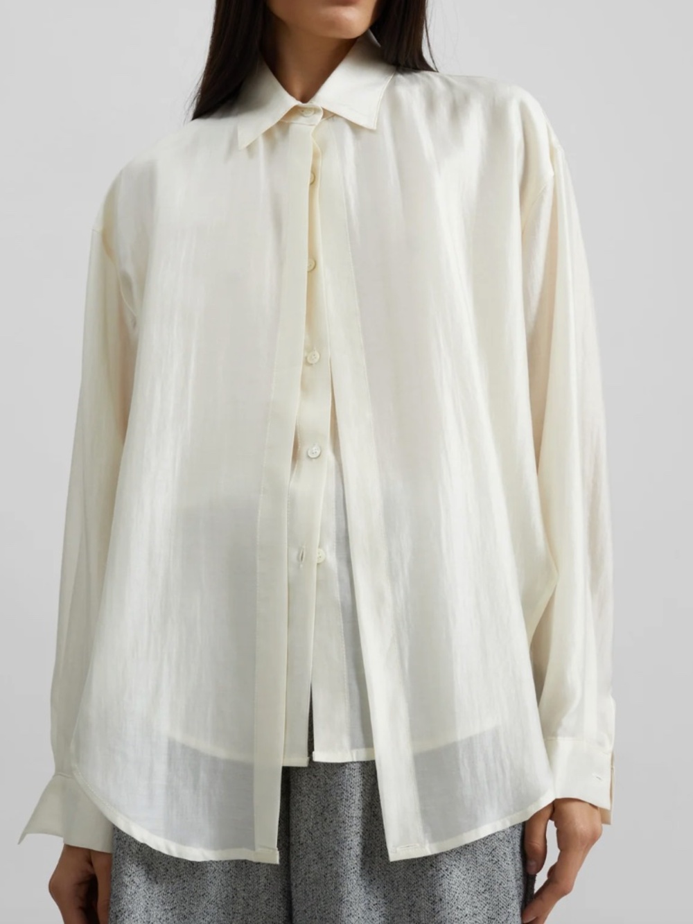 The Frankie Shop Roanne Fluid Double Shirt